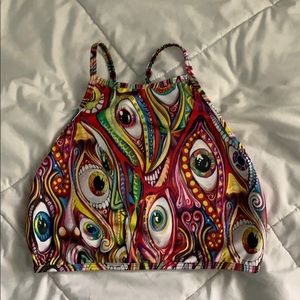 women’s psychedelic festival top